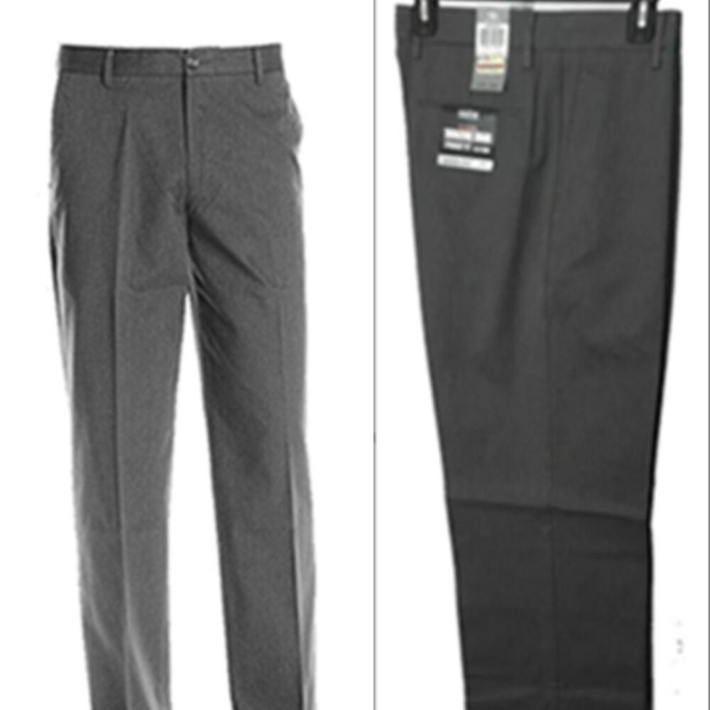 Dockers 29X32 Mens Dress Pants NO WRINKLES FLAT Grey Gray